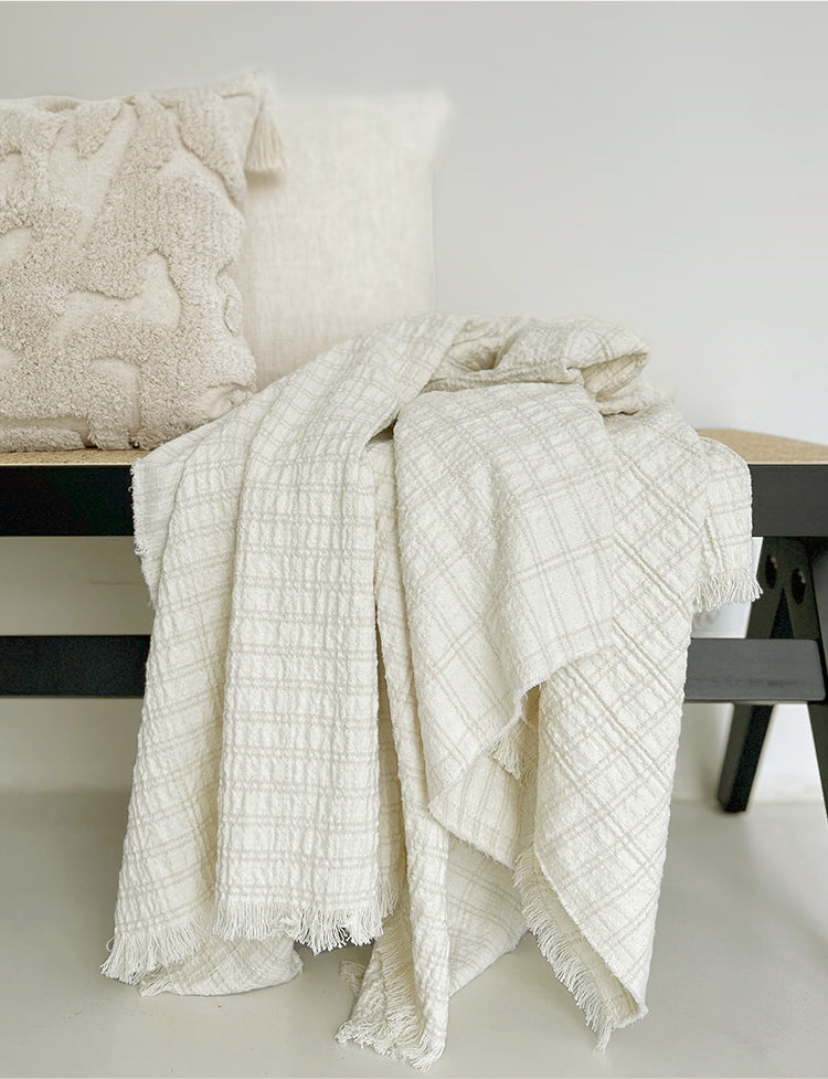 LINO - Plaid 100% linnen, 140x200 cm