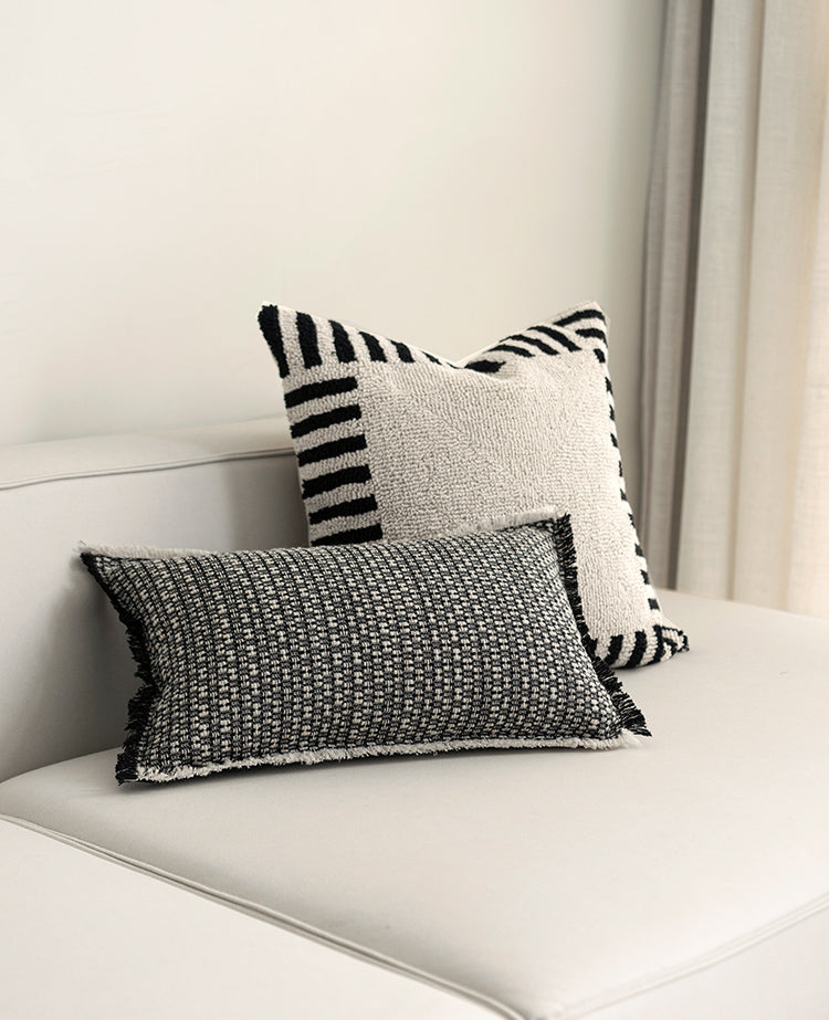 LUCILE LUMBAR – Wool mix cushion cover, 30x50 cm