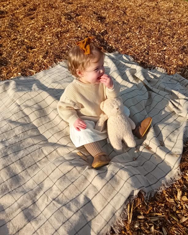 WASABI – Linen cotton blanket, 130x200 cm