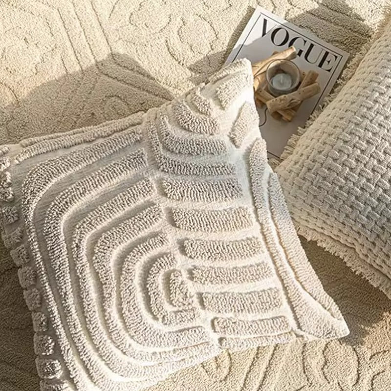 LUNA – Luxe getufte kussenhoes, 45x45 cm