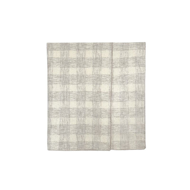 URBAN CHECK – Wool plaid, 145x180 cm