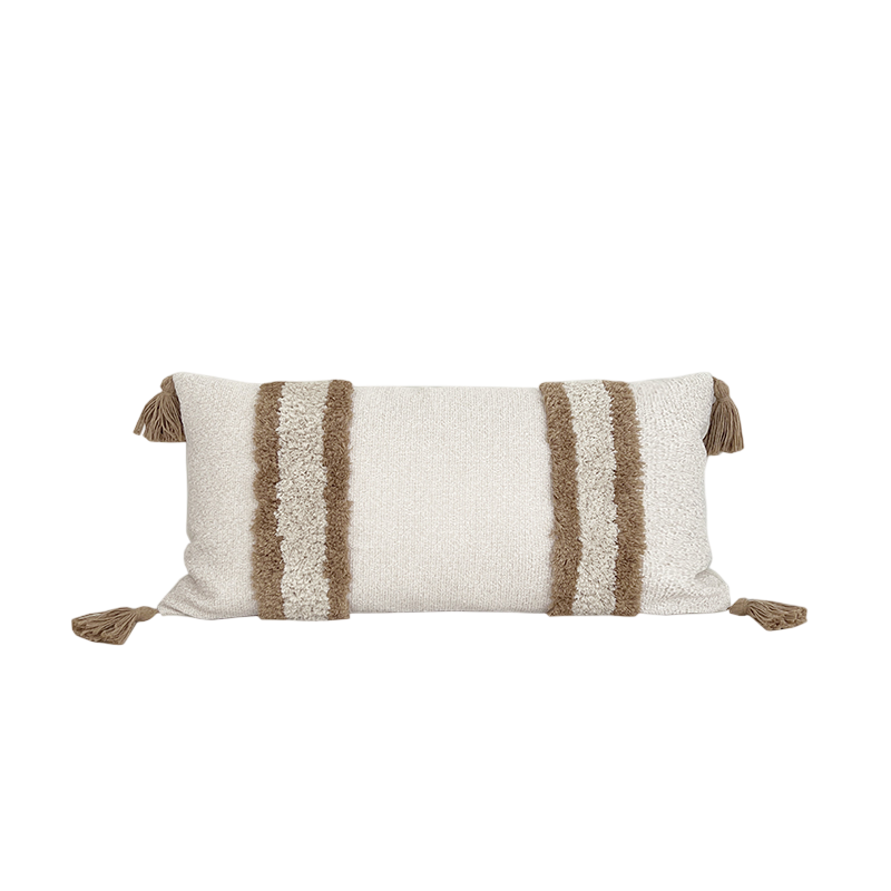 CLARA - Housse de coussin tuftée, 30x50 cm