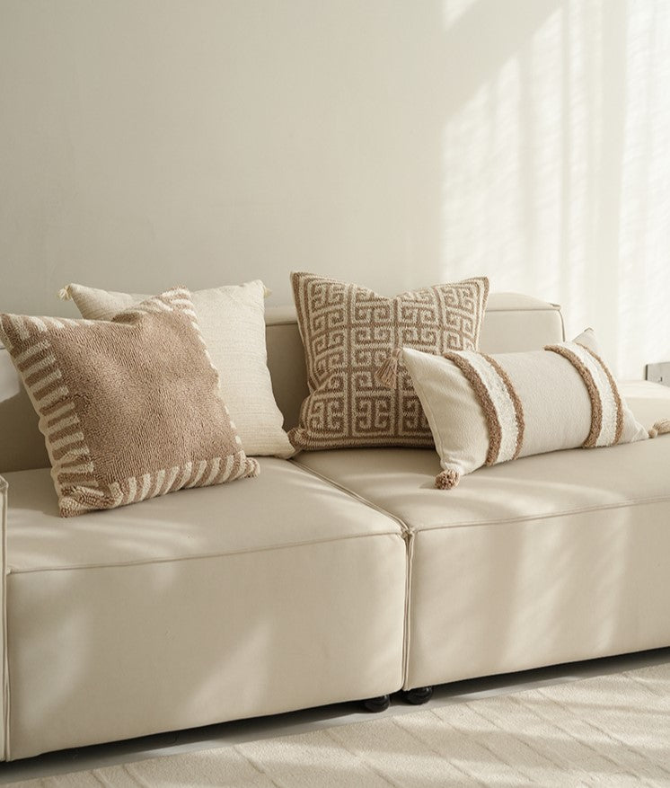 ISABELLE – Getufte kussenhoes 100% katoen, 45x45 & 50x50 cm