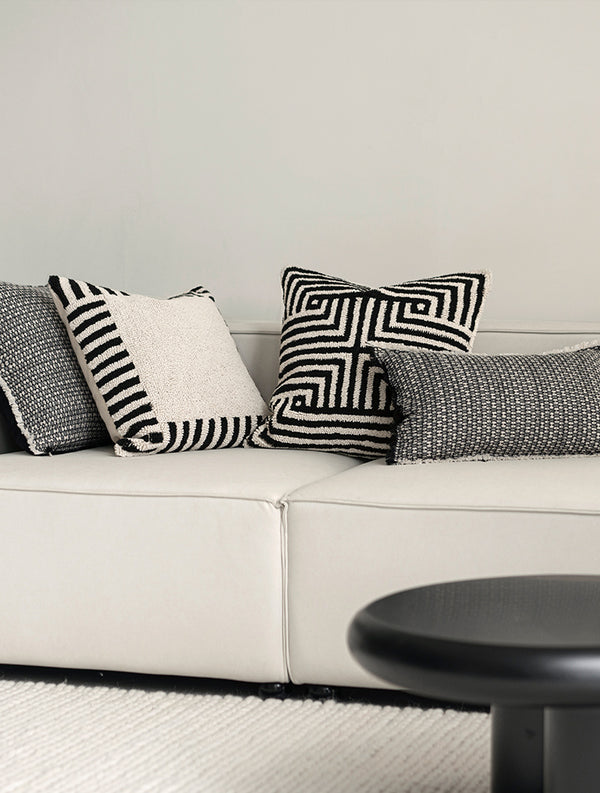 LUCILE LUMBAR – Wool mix cushion cover, 30x50 cm