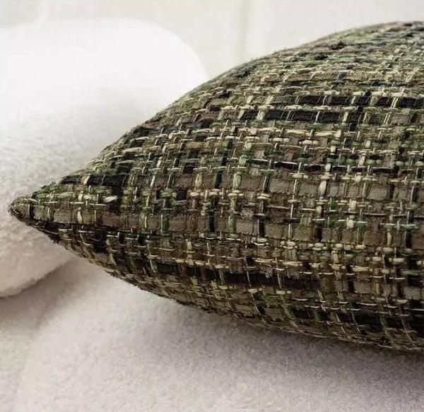 LEA - Housse de coussin tuftée, 50x50 cm