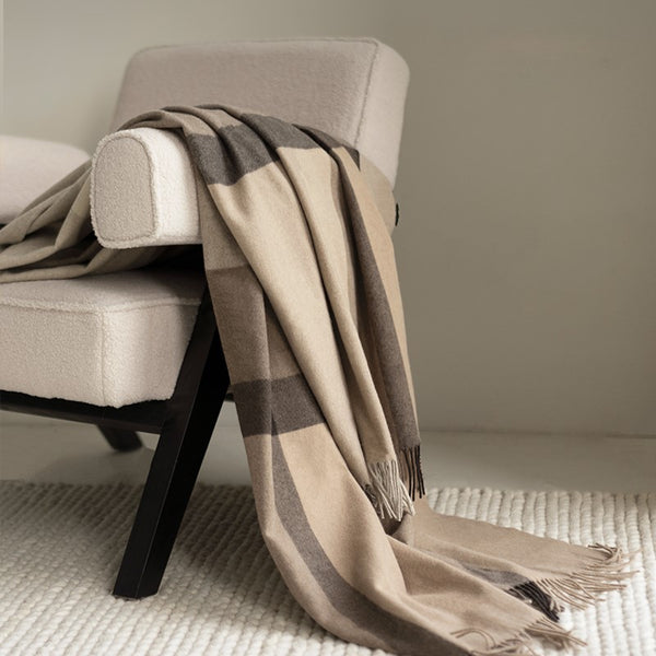 COCO – Plaid 100% lambswool, 150x200 cm | Woolmark certified
