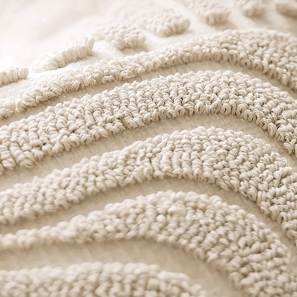 LUNA – Luxurious tufted cushion cover, 45x45 cm