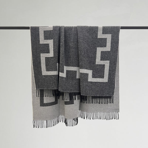 CITY LUXE - Plaid 100% lambswool woolmark certified, 130x195 cm