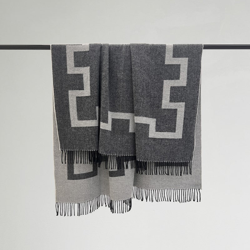 CITY LUXE - Plaid 100% lamswol woolmark gecertificeerd, 130x195 cm