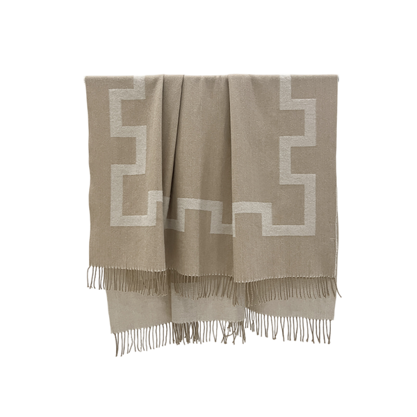 CITY LUXE - Plaid 100% lambswool woolmark certified, 130x195 cm