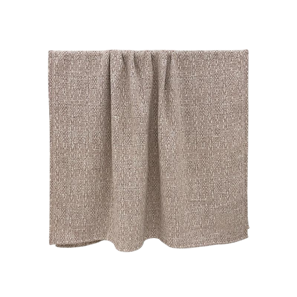 NOLA – Alpaca wool blanket, 145x200 cm | Camel tweed pattern