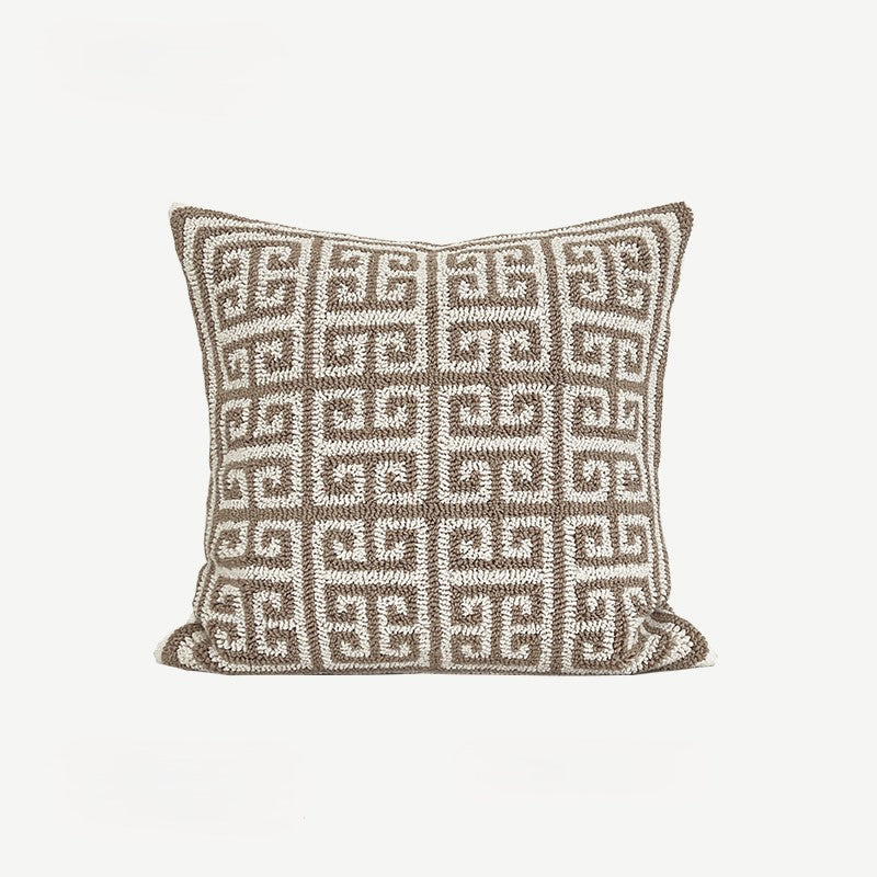 ISABELLE - Getufte kussenhoes 100% katoen 50x50 cm