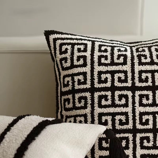 ISABELLE – Tufted cushion cover 100% cotton, 45x45 &amp; 50x50 cm